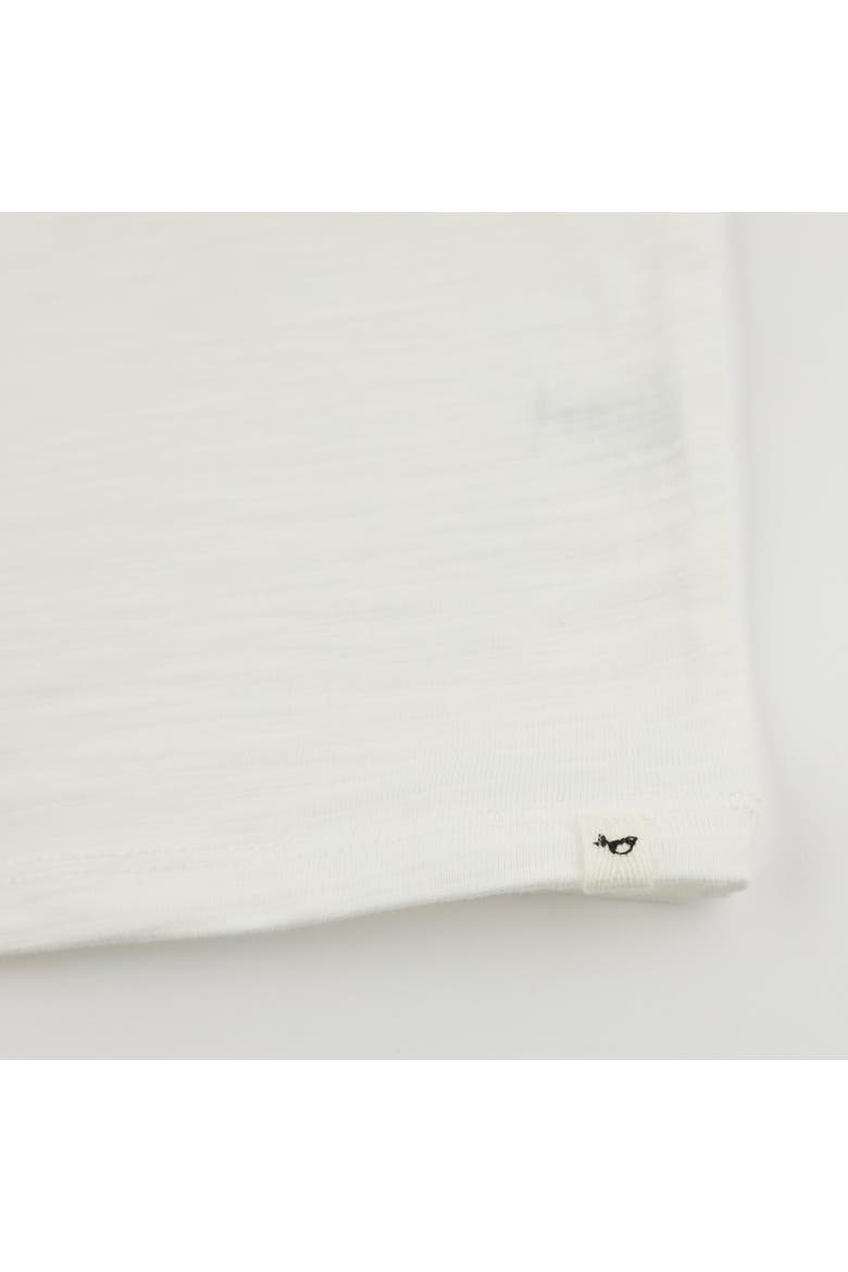 Ruffle Cotton Slub Layla Tee, Alternate, color, Oyster