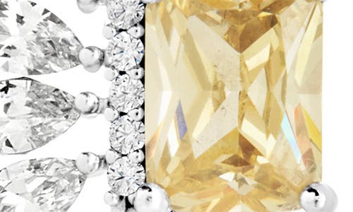 Sterling Forever Nina Cz Statement Stud Earrings In Metallic