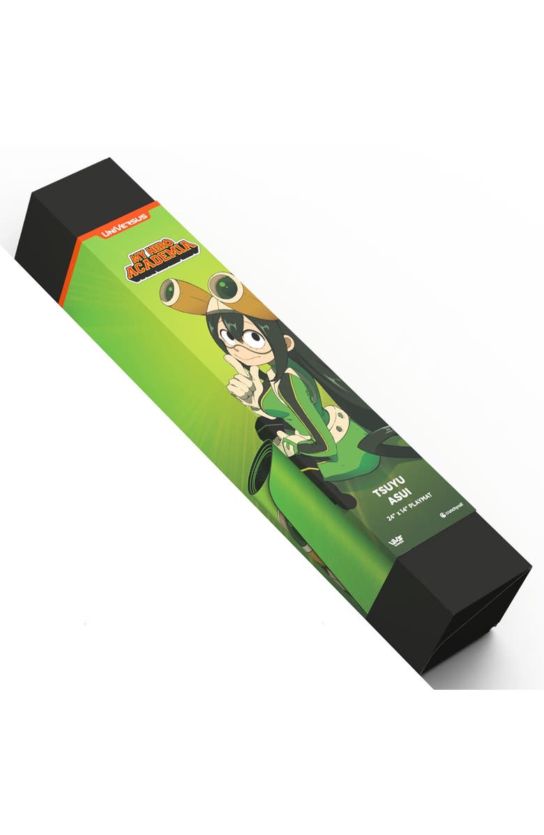 UniVersus My Hero Academia, Girl Power Tsuyu Asui Playmat 24 X 14 Inches, Alternate, color, Multicolored