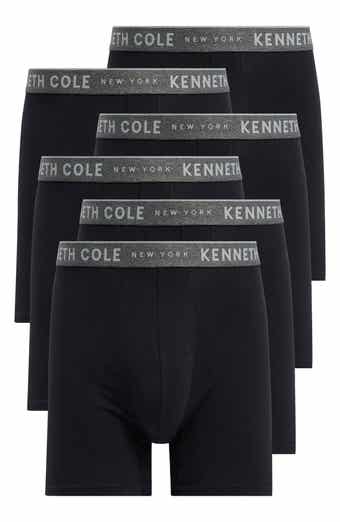 Kenneth Cole New York 6-Pack Modern Comfort Fit Stretch Cotton Boxer Briefs