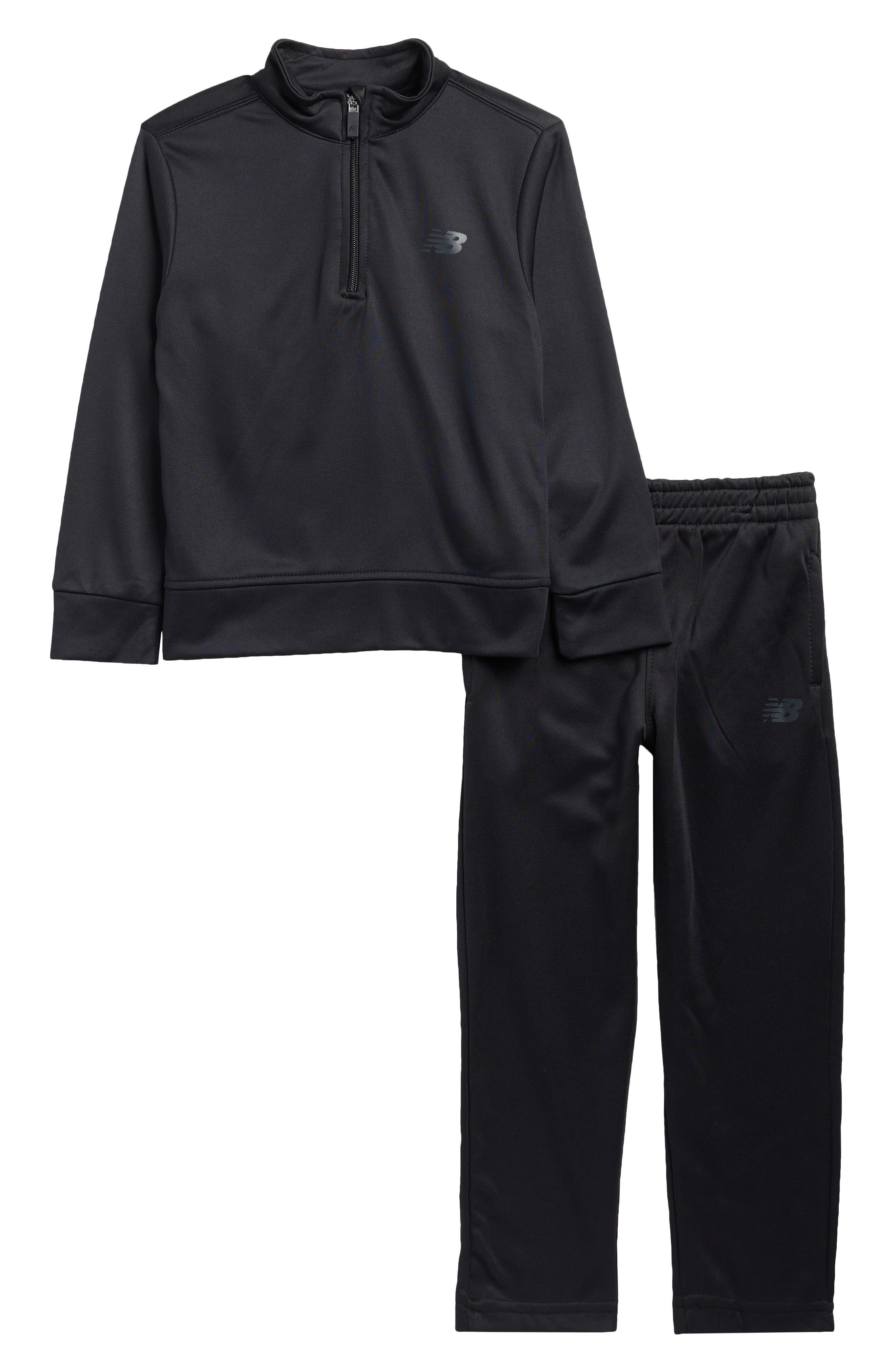 New Balance Kids' Fleece Half Zip Sweatshirt & Pants Set