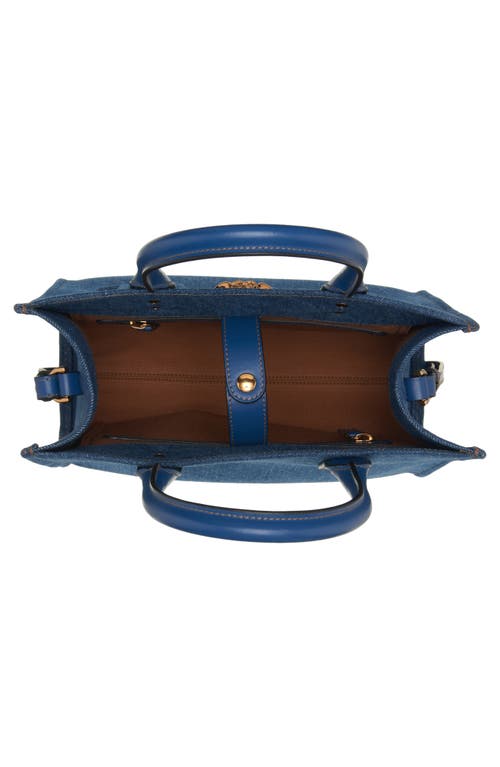 Versace Small La Medusa Denim Tote