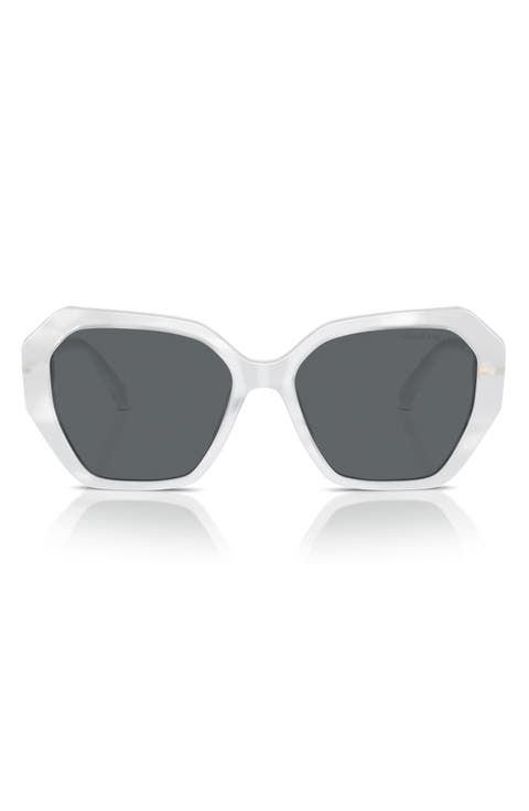 57mm Constella Oval Sunglasses