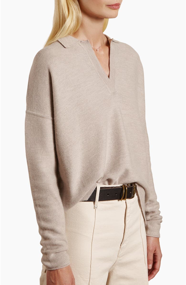 oyun BRISTOL RUGBY IN CASHWOOL, Alternate, color, Oyster