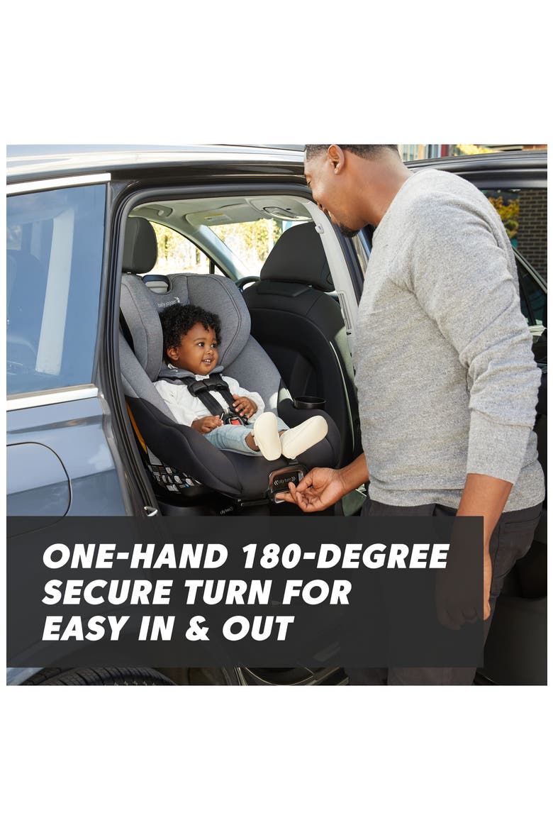 City Turn™ Rotating Convertible Car Seat, Alternate, color, ONYX BLACK