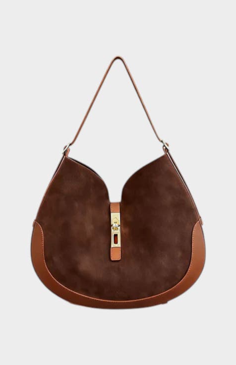 Cotswolds Genuine Suede Leather Shoulder Bag