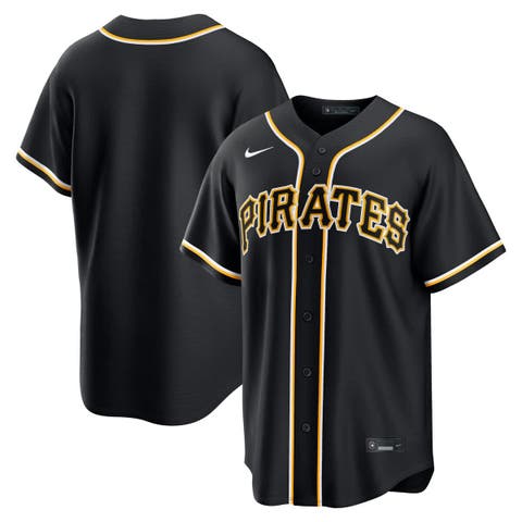 Men's Nike  Pittsburgh Pirates Fashion Replica Black Out Jersey