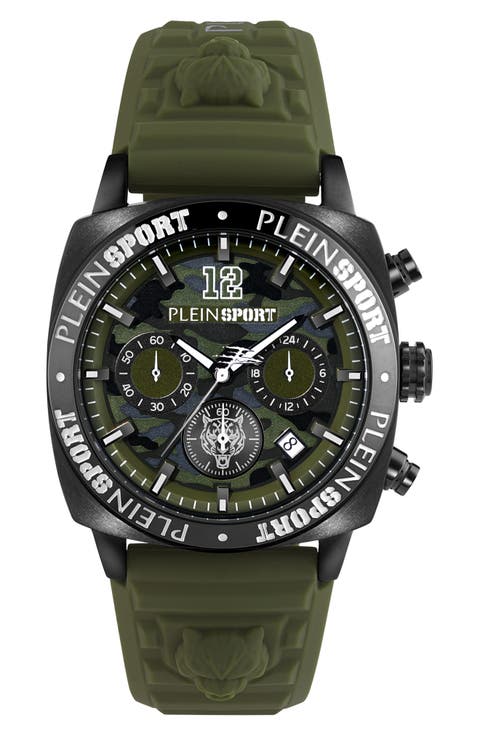 Wildcat Silicone Strap Watch, 40mm