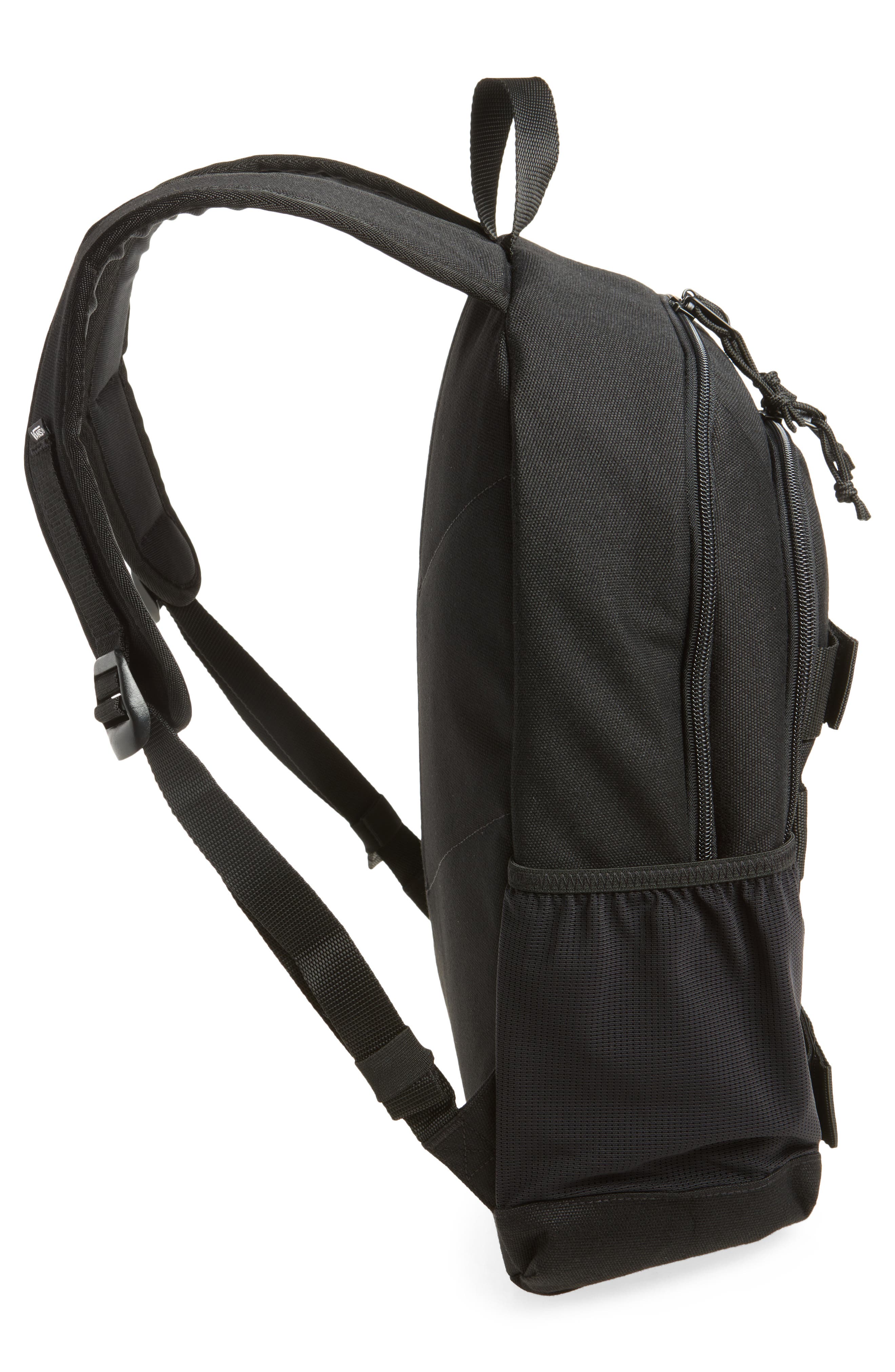 Off the Wall Skate Backpack, Alternate, color, BLACK