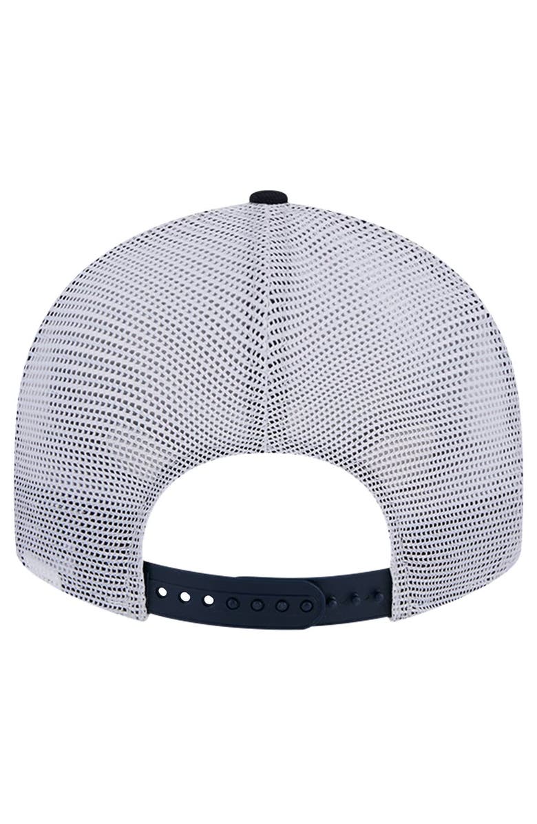 New Era Men's New Era Navy Auburn Tigers Throwback Circle Patch 9FIFTY Trucker Snapback Hat, Alternate, color, Navy