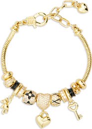 EYE CANDY LOS ANGELES Key Charm Bracelet