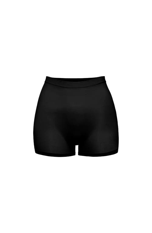 Noodyskin Ultra Light Seamless Forming Shorty Shorts In Black
