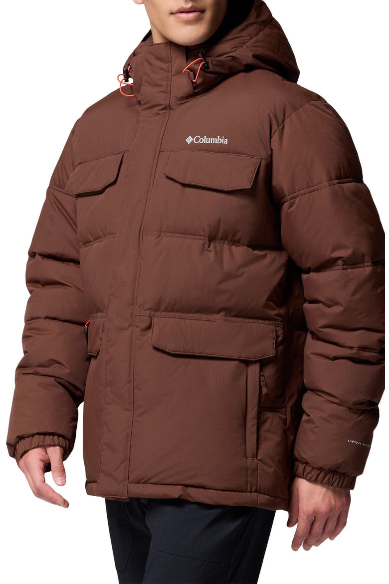 Landroamer™ Water Repellent Puffer Jacket, Alternate, color, TOBACCO