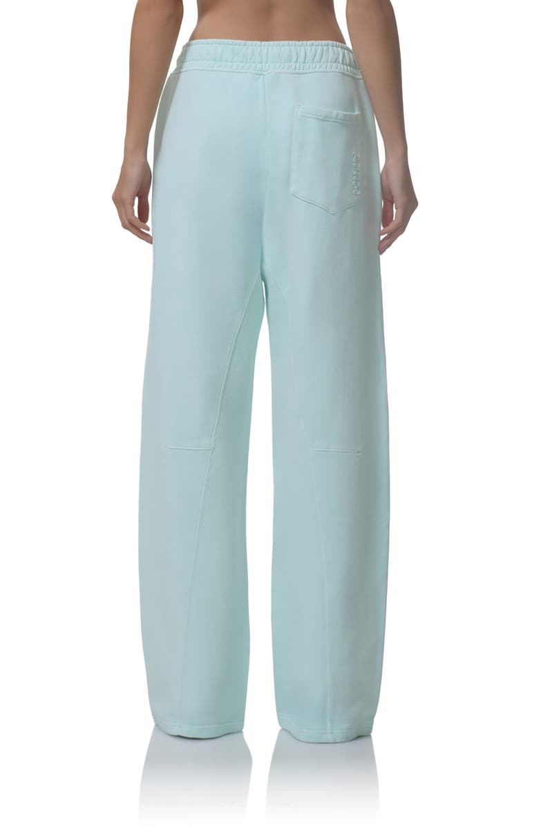 AFRM Finely Cotton Straight Leg Sweatpants, Alternate, color, Icy Morn