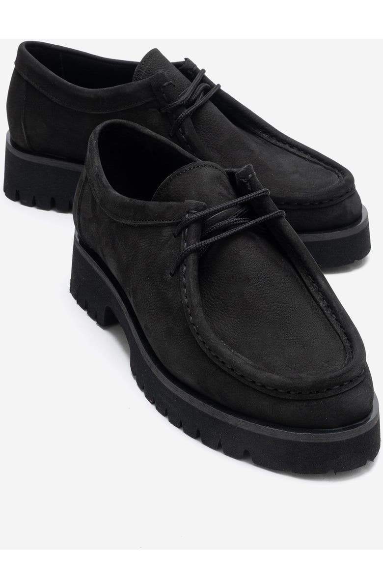 Forever
Always Shoes Talia Leather Lace Up Loafer, Main, color, Black Nubuck