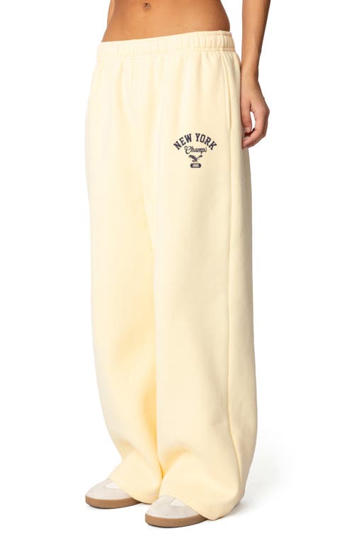 EDIKTED EDIKTED NEW YORK CHAMPS SWEATPANTS