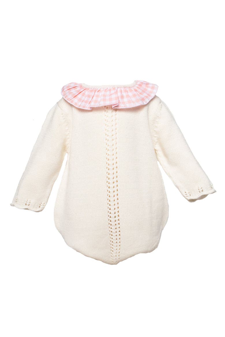 Colette Knit Bubble Romper, Alternate, color, Ivory
