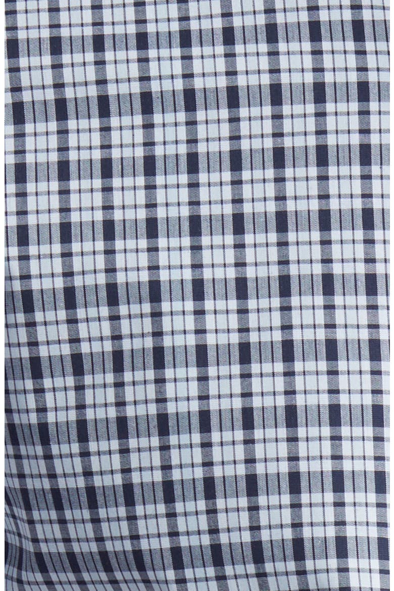 Trim Fit Tech-Smart Plaid Button-Down Shirt, Alternate, color, BLUE- NAVY TAVIRA PLAID