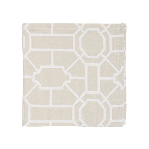 Colonial Williamsburg Trellis Sandstone Napkin