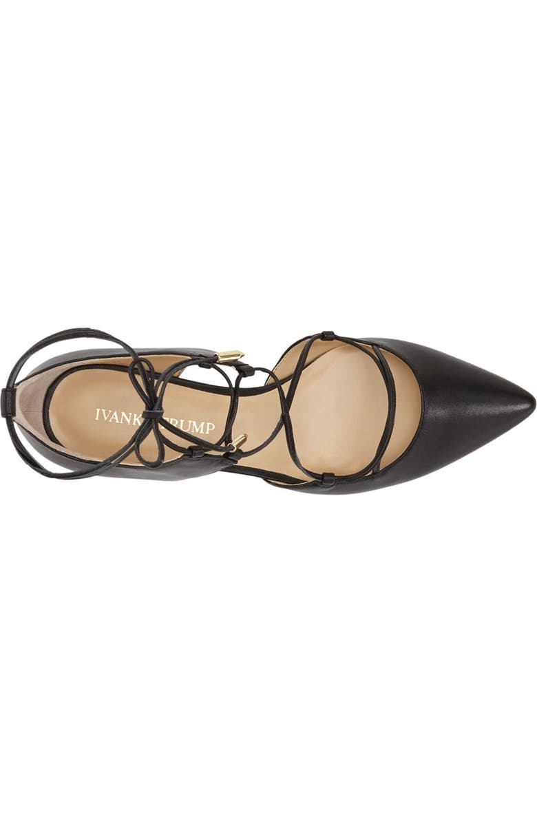 Ivanka Trump 'Trish' d'Orsay Ghillie Flat, Alternate, color,