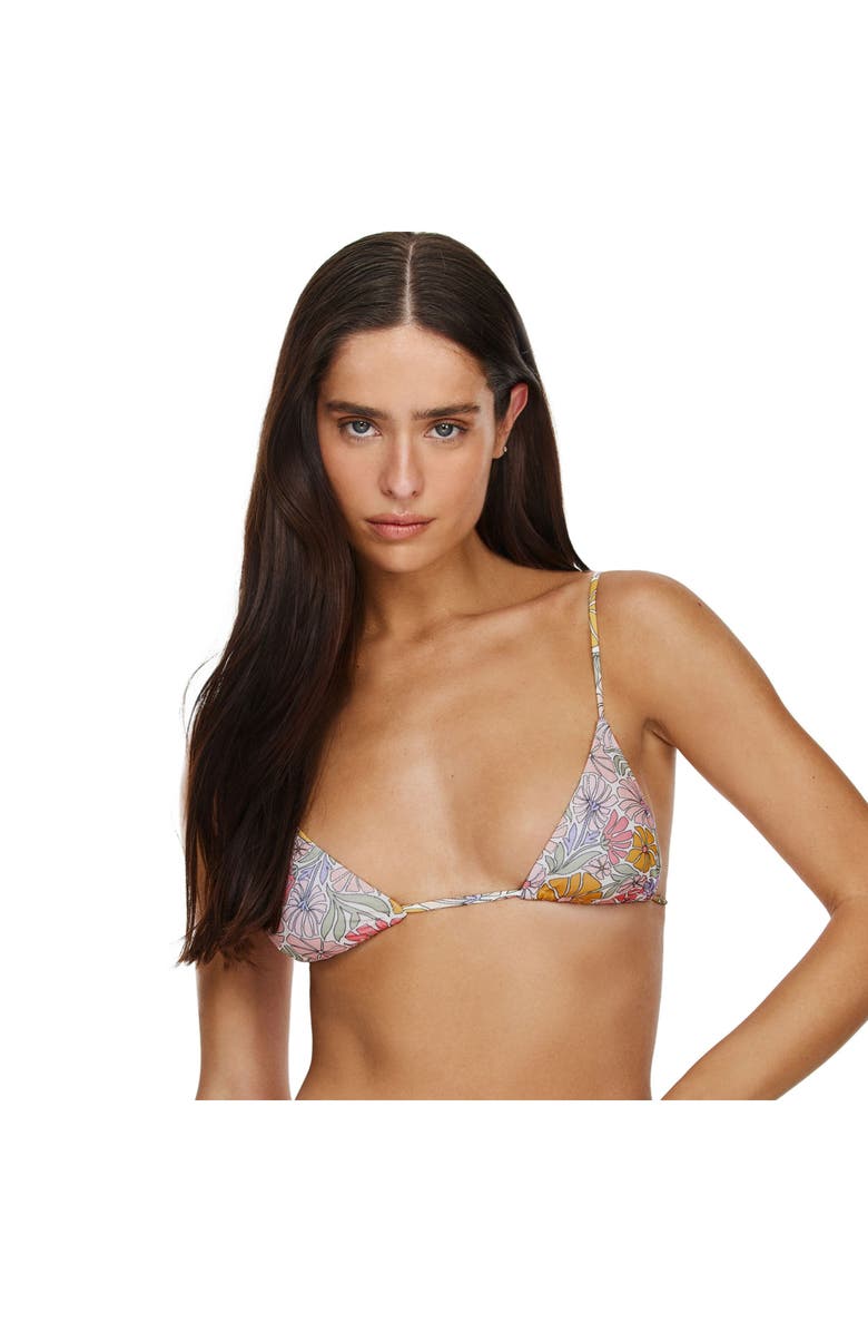 Flirtt Gottex Soft Bloom Triangle Bikini Top, Main, color, Multi