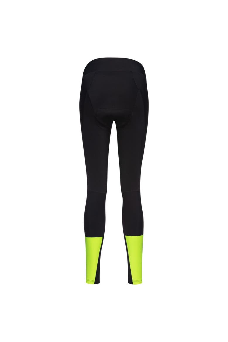 Swiftride Thermo Tights - Women's, Alternate, color, Black/Neon Yellow