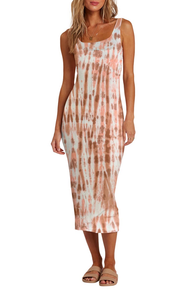 Warm Waves Tie Dye Sundress, Main, color, MUL-MULTI