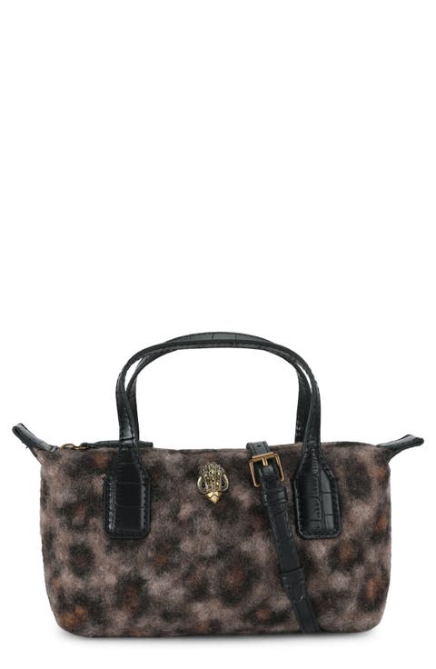 Tiny Sloane Faux Fur Handbag