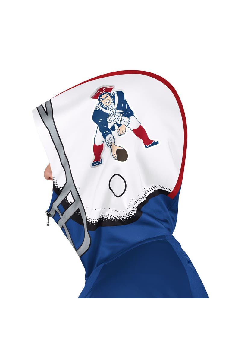 Pro Player Men's Pro Player Royal/Red New England Patriots Retro Helmet Full-Zip Hooded Track Jacket, Alternate, color, Royal