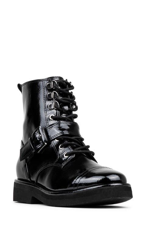 Speed Lace Up Buckle Boot (Women)