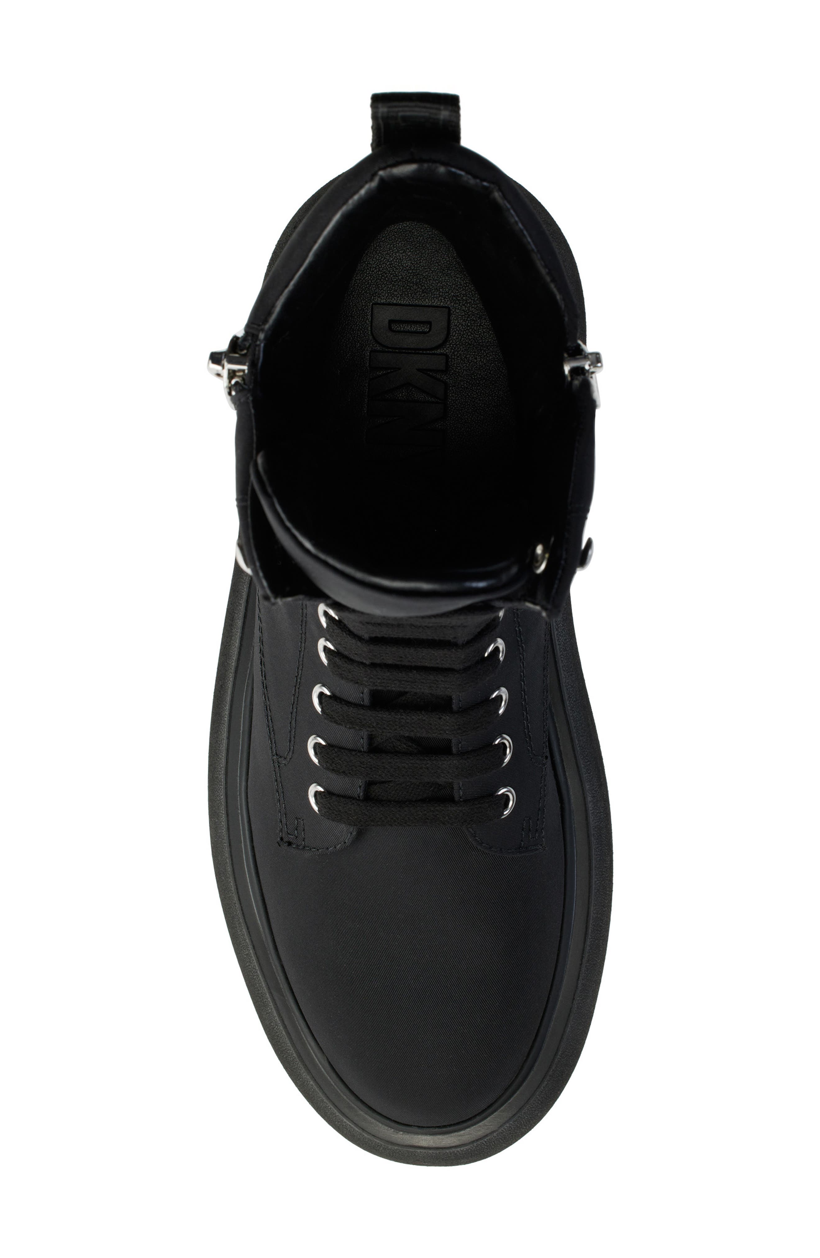 DKNY Aken Sneaker Boot, Alternate, color, Black