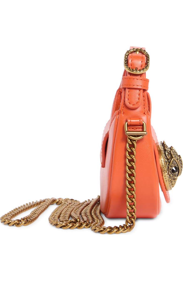 Kurt Geiger London Mini Chelsea Hobo Bag, Alternate, color, Orange