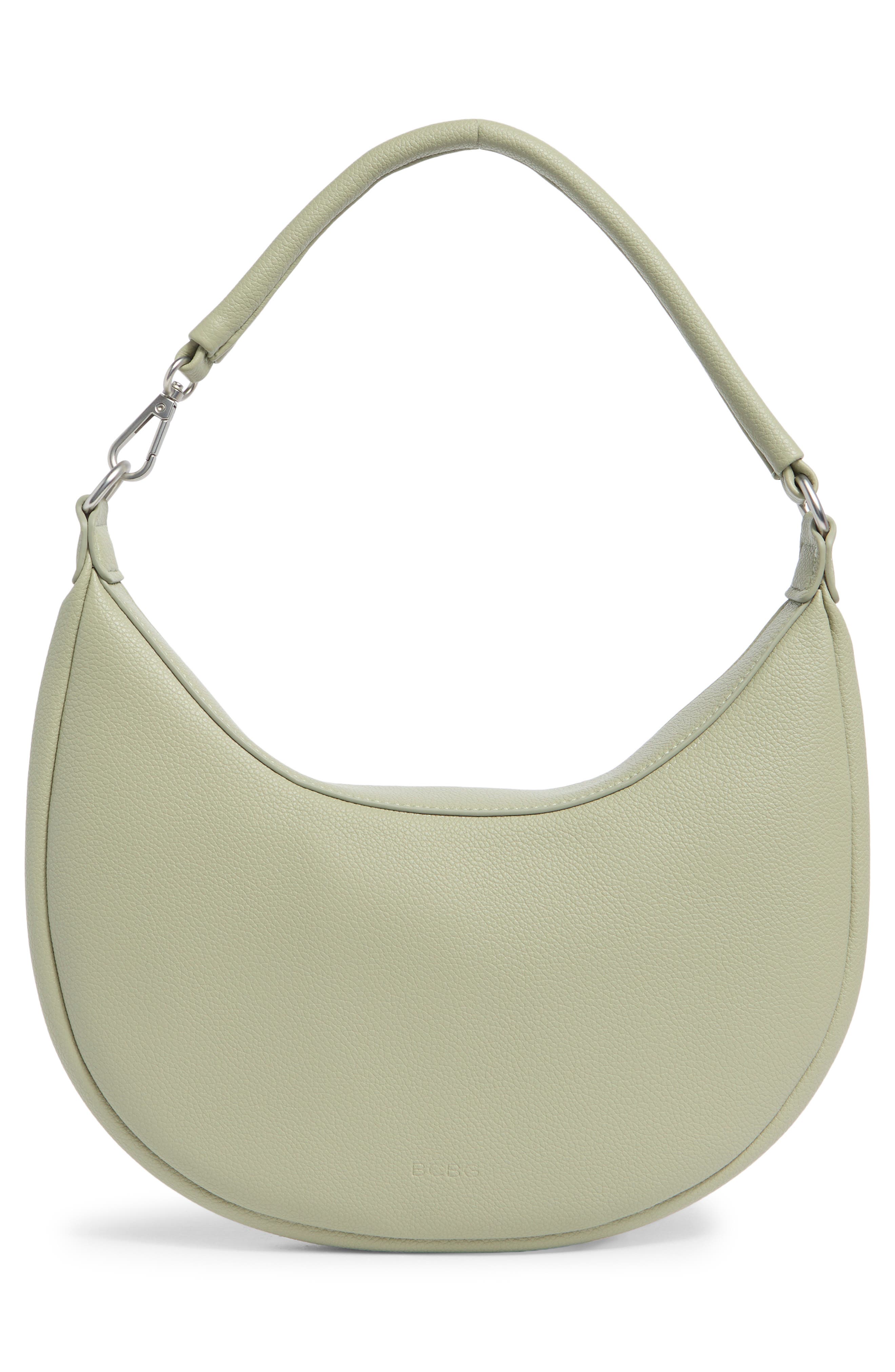 Convertible Faux Leather Shoulder Bag, Alternate, color, EUCALYPTUS