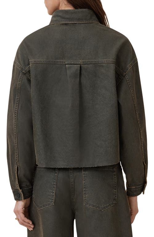 ALLSAINTS ALLSAINTS NICKY CROP DENIM SHACKET