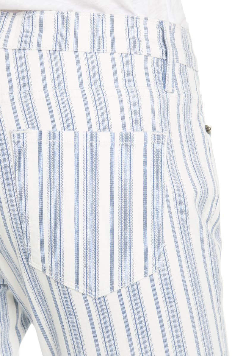 FRAME Le Skinny de Jeanne Surfer Stripe Ankle Skinny Jeans, Alternate, color,