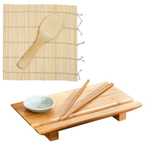 Sushi Board and Sushi Roller Set