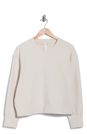 Z By Zella Unwind Crewneck Sweatshirt In Red