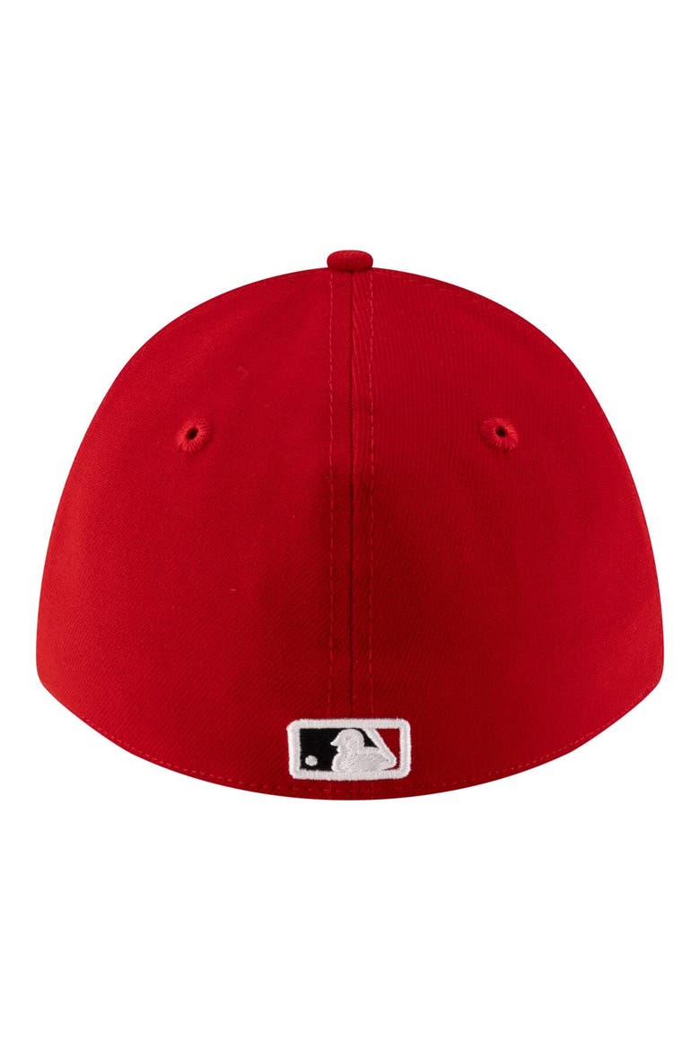 Men's New Era  Red Cincinnati Reds Player Replica 39THIRTY M-Crown Flex Hat, Alternate, color, Red