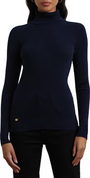 Lauren Ralph Lauren Ribbed Turtleneck Sweater