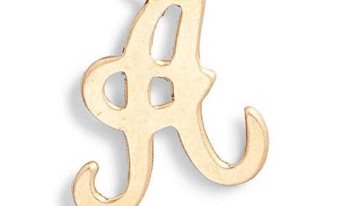 Set & Stones Gianna Initial Pendant Necklace In Gold/a