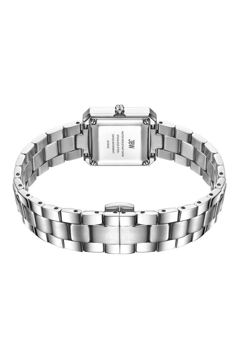 Arc Single Essential Lab Created Diamond Bracelet Watch, 23mm, Alternate, color, STAINLESS STEEL