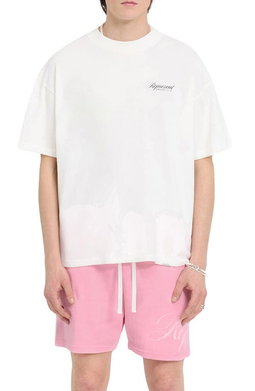 Represent Owners' Club Script Graphic T-shirt In White