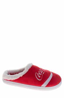 Coca Cola Coca-Cola® Faux Fur Trim Slipper