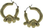 OLIVIA WELLES Knot Hoop Earrings