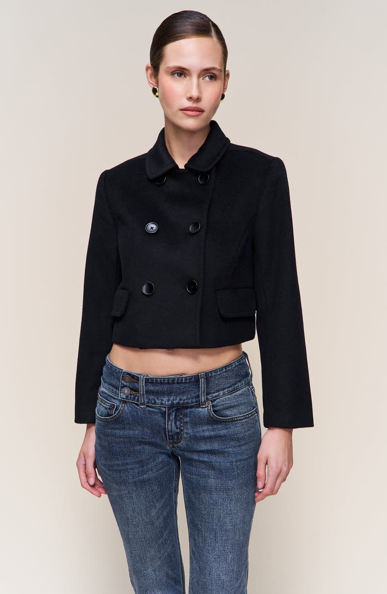 Guizio Antoinette Jacket, Alternate, color, Black