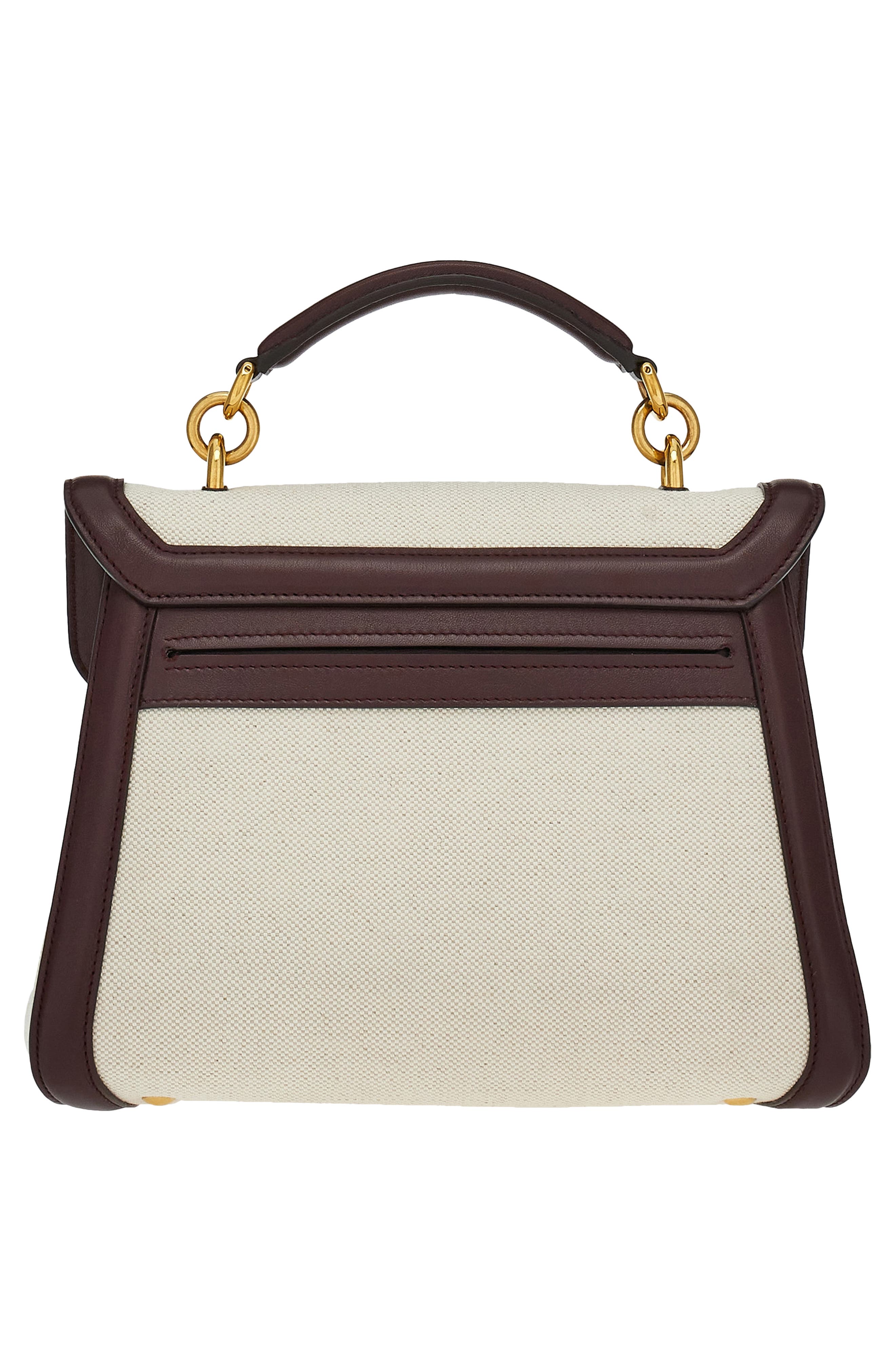 FERRAGAMO Margot Canvas Top Handle Bag, Alternate, color, 