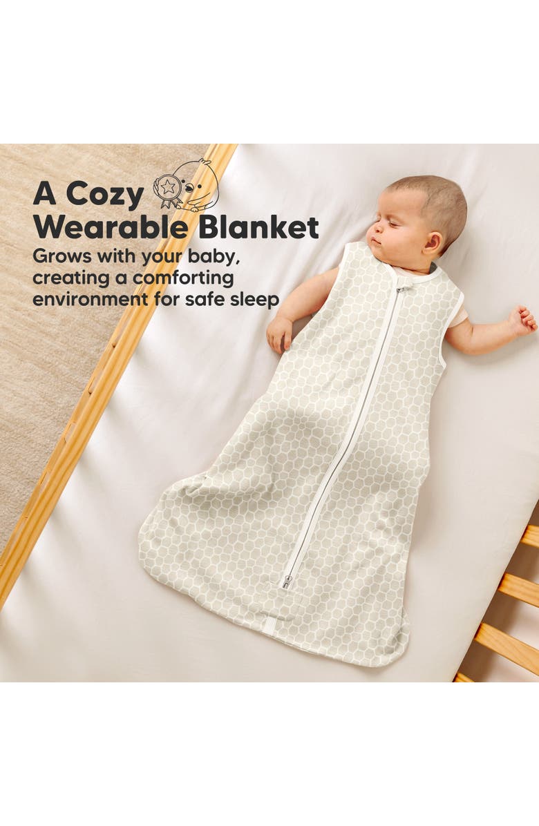 KeaBabies 2-Pack Snooze Sleep Sacks, Alternate, color, Bumble Bear