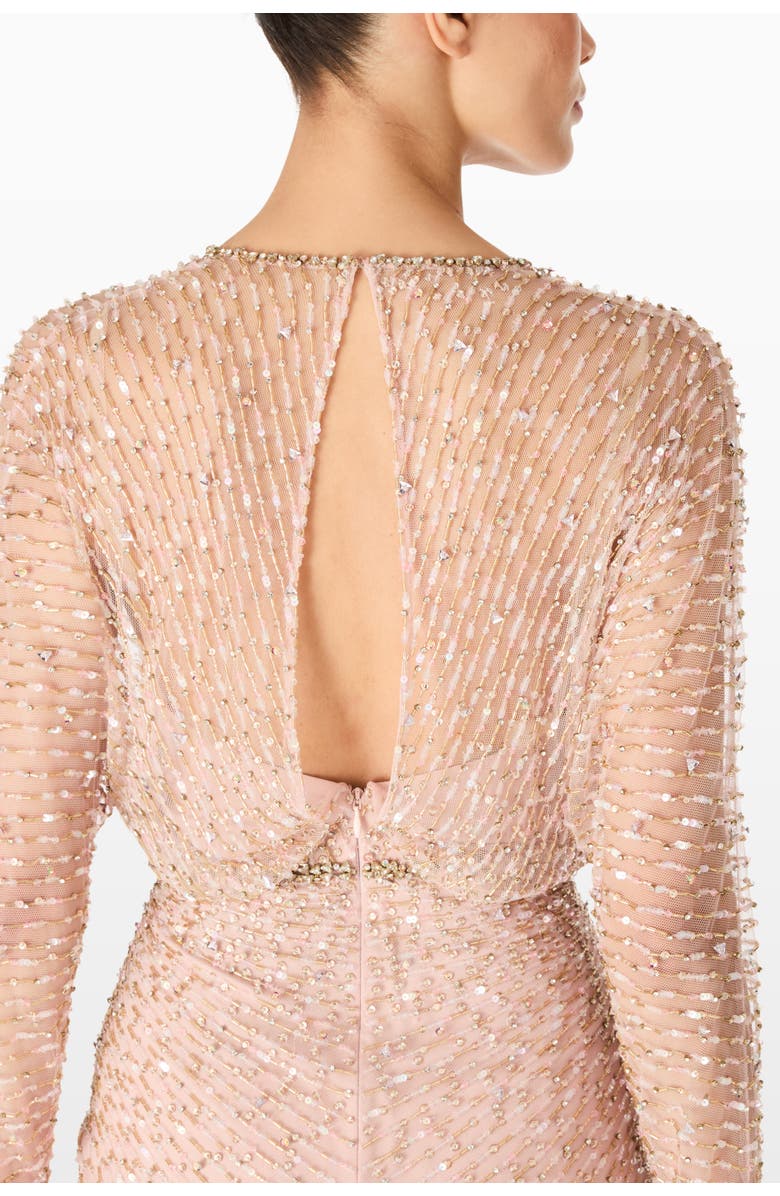 Jenny Packham Nina Dress, Alternate, color, Bunny