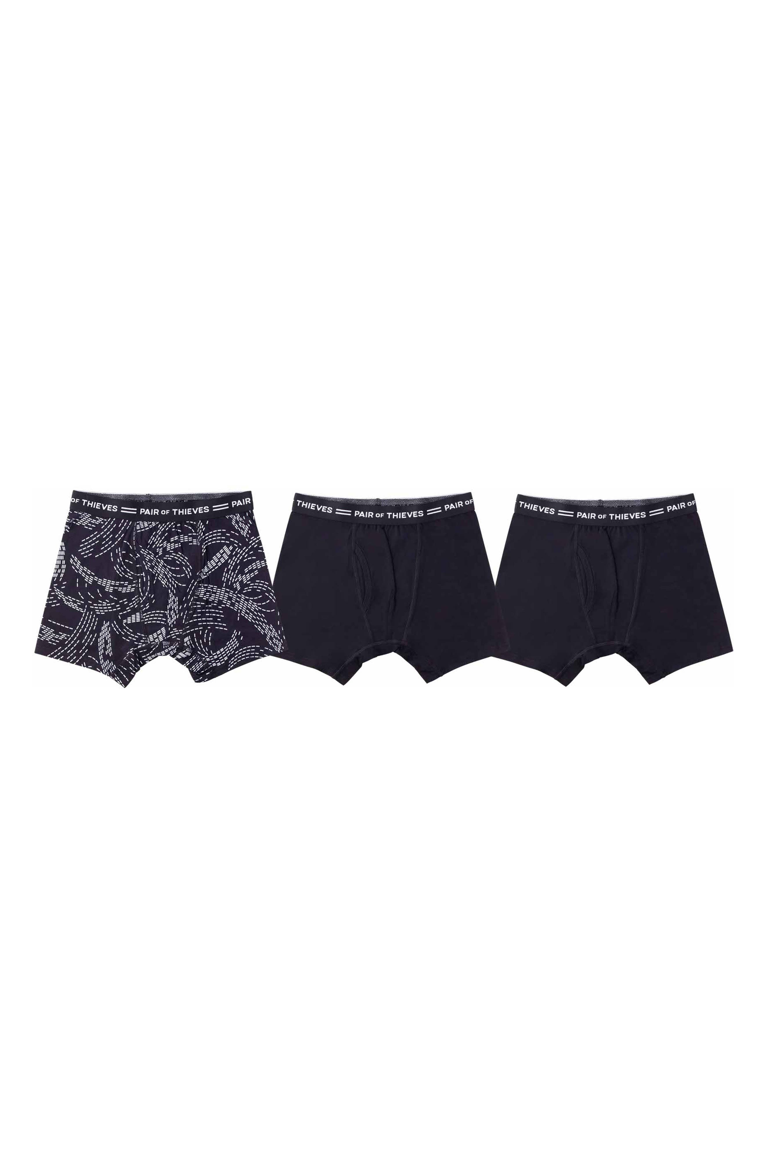 4-Way Stretch Cotton Boxer Briefs