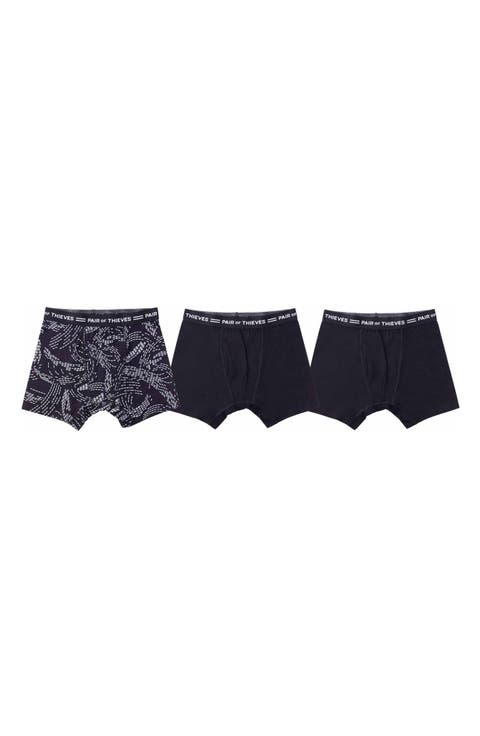 4-Way Stretch Cotton Boxer Briefs
